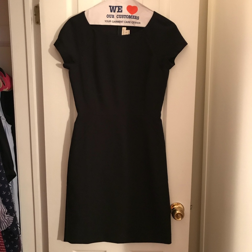 JCrew Factory Black Suit Dress